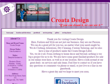 Tablet Screenshot of croatadesign.com